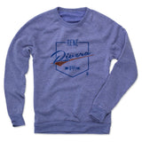 Mens Crew Sweatshirt Pacific Blue