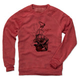 Mens Crew Sweatshirt Red