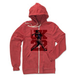 Mens Zip Hoodie Eco True Red