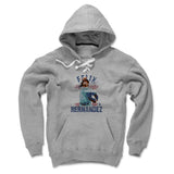 Mens Lace Hoodie Gray