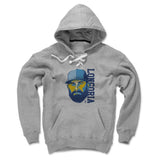 Mens Lace Hoodie Gray