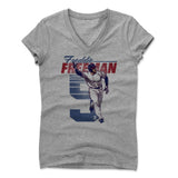 Womens Women's V-Neck Athletic Gray