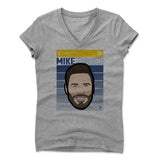 Womens Women's V-Neck Athletic Gray