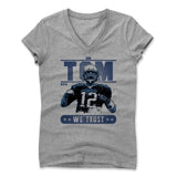 Womens Women's V-Neck Athletic Gray
