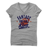 Womens Women's V-Neck Athletic Gray