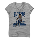 Womens Women's V-Neck Athletic Gray