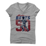 Womens Women's V-Neck Athletic Gray