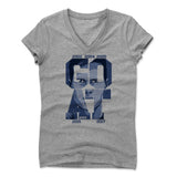 Womens Women's V-Neck Athletic Gray