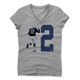 Womens Women's V-Neck Athletic Gray