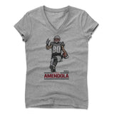 Womens Women's V-Neck Athletic Gray