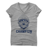 Womens Women's V-Neck Athletic Gray