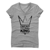 Womens Women's V-Neck Athletic Gray