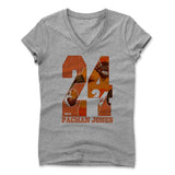 Womens Women's V-Neck Athletic Gray