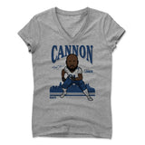 Womens Women's V-Neck Athletic Gray