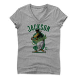Womens Women's V-Neck Athletic Gray