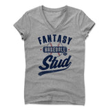Womens Women's V-Neck Athletic Gray