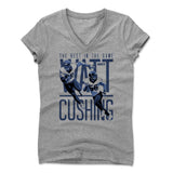 Womens Women's V-Neck Athletic Gray