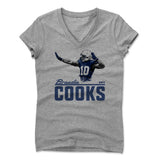 Womens Women's V-Neck Athletic Gray