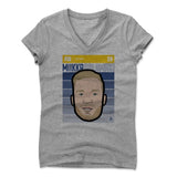 Womens Women's V-Neck Athletic Gray