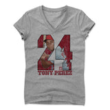Womens Women's V-Neck Athletic Gray