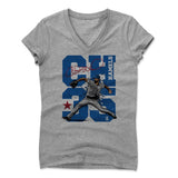 Womens Women's V-Neck Athletic Gray