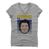 Womens Women's V-Neck Athletic Gray