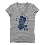 Womens Women's V-Neck Athletic Gray