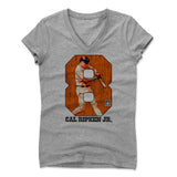 Womens Women's V-Neck Athletic Gray