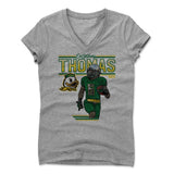Womens Women's V-Neck Athletic Gray
