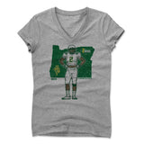 Womens Women's V-Neck Athletic Gray