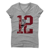 Womens Women's V-Neck Athletic Gray