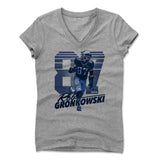 Womens Women's V-Neck Athletic Gray