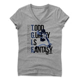 Womens Women's V-Neck Athletic Gray