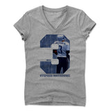 Womens Women's V-Neck Athletic Gray