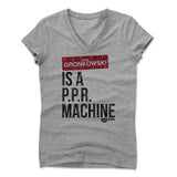 Womens Women's V-Neck Athletic Gray