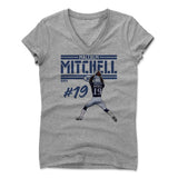 Womens Women's V-Neck Athletic Gray
