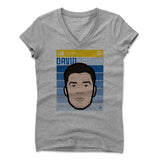 Womens Women's V-Neck Athletic Gray