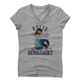 Womens Women's V-Neck Athletic Gray