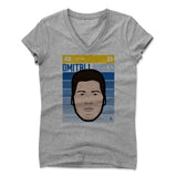 Womens Women's V-Neck Athletic Gray