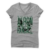 Womens Women's V-Neck Athletic Gray