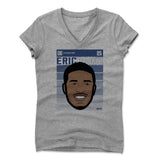 Womens Women's V-Neck Athletic Gray