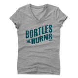 Womens Women's V-Neck Athletic Gray