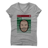 Womens Women's V-Neck Athletic Gray