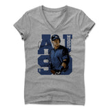 Womens Women's V-Neck Athletic Gray