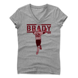 Womens Women's V-Neck Athletic Gray