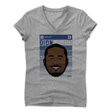 Womens Women's V-Neck Athletic Gray