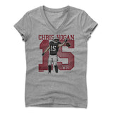 Womens Women's V-Neck Athletic Gray