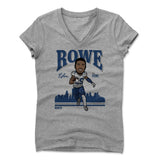 Womens Women's V-Neck Athletic Gray