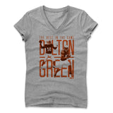 Womens Women's V-Neck Athletic Gray