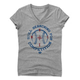 Womens Women's V-Neck Athletic Gray